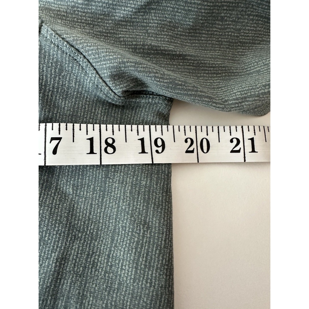 Lululemon Comme To Cozy Dress Women's Size 10 Textured Green Stretch Long Sleeve - Picture 4 of 7